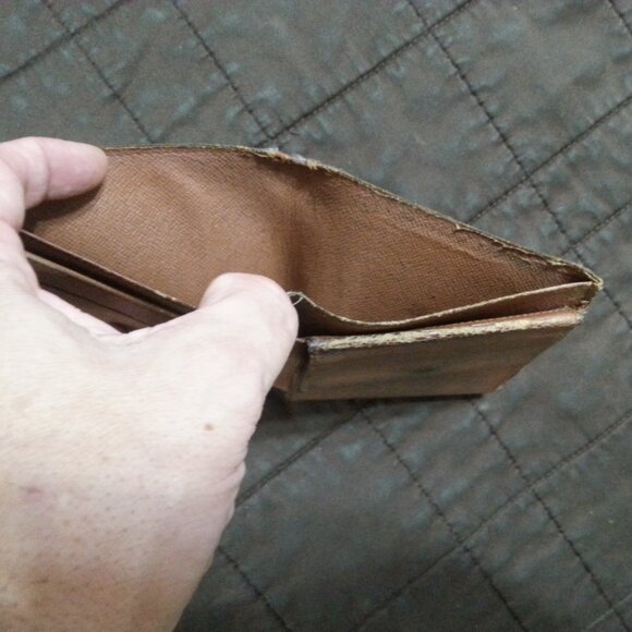Vintage LV Louis Vuitton Wallet Monogram Bifold Men's Unisex Women's - Picture 5 of 16